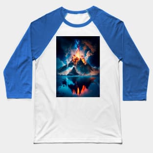 Cosmic Eruption Baseball T-Shirt